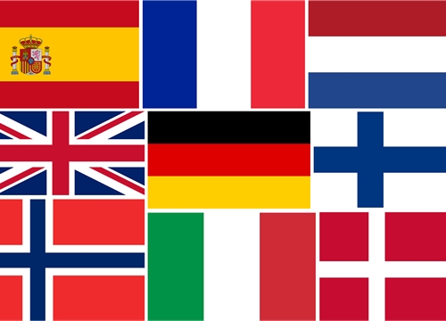 Oversett din CV til ni ulike språk - StagePool Language Flags